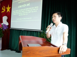 KIẾN TẬP CHUYÊN ĐỀ PHÁT TRIỂN VẬN ĐỘNG KẾT HỢP GIÁO DỤC DINH DƯỠNG CHO TRẺ MẦM NON