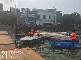 Phường Tây Hồ:Triển khai dự án nạo vét, cải tạo môi trường Hồ Tây quy mô lớn