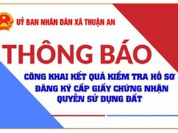 Kết quả kiểm tra hồ sơ Đăng ký đất đai, cấp Giấy chứng nhận quyền sử dụng đất của ông Nguyễn Văn Luyến và bà Nguyễn Thị Xuyên tại thửa đất số 127, tờ bản đồ số 18, thôn Tự Môn, xã Thuận An, thành phố Hà Nội