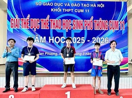 Học sinh trường THPT Hoài Đức A giành nhiều thành tích nổi bật tại giải thể dục thể thao học sinh phổ thông