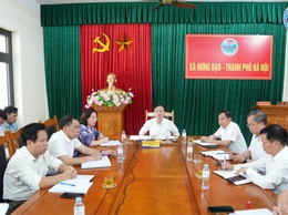 XÃ HƯNG ĐẠO TỔ CHỨC HỘI NGHỊ THÔNG QUA DỰ THẢO BIÊN BẢN TỔNG KẾT CUỘC BẦU CỬ