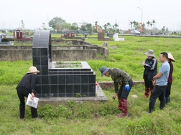 Thanh Oai đẩy nhanh kiểm đếm mồ mả phục vụ dự án Khu đô thị thể thao Olympic