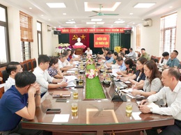 Hội nghị giao ban BCĐ công tác bồi thường hỗ trợ và tái định cư các dự án trên địa bàn xã