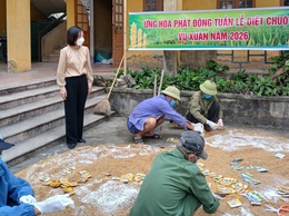 ỨNG HÒA PHÁT ĐỘNG “TUẦN LỄ DIỆT CHUỘT VỤ XUÂN NĂM 2026”.