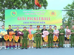 Sôi nổi Giải Pickleball Cụm thi đua số 20 – CATP Hà Nội tại xã Phúc Thọ