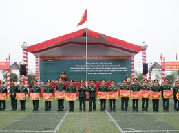 Ban CHQS xã Trần Phú tham gia Lễ ra quân huấn luyện 