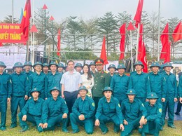 Xã Sơn Đồng tham gia Lễ ra quân huấn luyện và phát động phong trào thi đua năm 2026