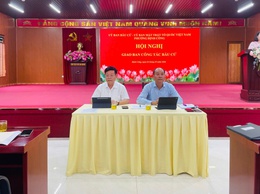 Phường Định Công tổ chức Hội nghị giao ban công tác bầu cử năm 2026