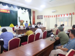 xã Hòa Phú: Đối thoại với các hộ dân thuộc diện thu hồi đất dự án xây dựng tuyến đường từ chợ Sẽ Hồng Phong đi Đồng Lạc tỉnh lộ 429