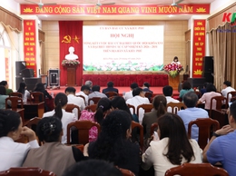 Ủy ban bầu cử xã Kiều Phú tổng kết công tác bầu cử, trao Giấy chứng nhận đại biểu trúng cử và khen thưởng các tập thể, cá nhân tiêu biểu