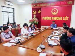Ủy ban bầu cử phường Phương Liệt họp phiên thứ tám thông qua Biên bản tổng kết cuộc bầu cử và công bố danh sách những người trúng cử đại biểu HĐND phường Phương Liệt khóa II, nhiệm kỳ 2026-2031
