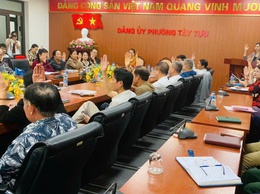 Bà Nguyễn Thị Tâm Luyến cử giữ chức danh Phó Chủ tịch Ủy ban MTTQ Việt Nam phường Tây Tựu