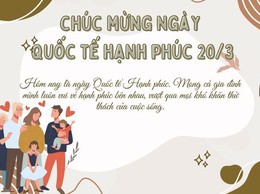 BÀI TUYÊN TRUYỀN: NGÀY QUỐC TẾ HẠNH PHÚC (20/3)