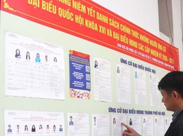 Cử tri phường Bạch Mai phấn khởi, đặt trọn niềm tin nơi lá phiếu