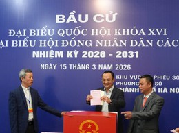 Phường Yên Sở tổ chức hội nghị công bố danh sách những người trúng cử đại biểu HĐND phường khóa II, nhiệm kỳ 2026–2031