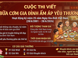 Phát động tham gia Cuộc thi viết “Bữa cơm gia đình ấm áp yêu thương”