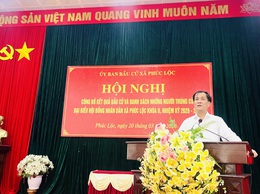 Phúc Lộc công bố kết quả bầu cử và danh sách đại biểu HĐND xã khóa II, nhiệm kỳ 2026–2031