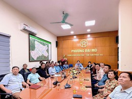 Phường Đại Mỗ tham gia hội nghị trực tuyến lấy ý kiến quy hoạch tổng thể thủ đô tầm nhìn 100 năm