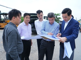 Bí thư Đảng ủy xã Gia Lâm kiểm tra tiến độ một số dự án trọng điểm trên địa bàn