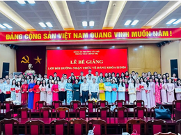 96 học viên hoàn thành lớp bồi dưỡng nhận thức về Đảng khóa II/2026