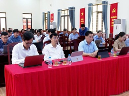 XÃ ỨNG HOÀ THAM DỰ HỘI NGHỊ TẬP HUẤN HƯỚNG DẪN SỬ DỤNG HỆ THỐNG HANOIWORK.