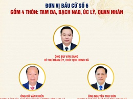 Đơn vị bầu cử số 6 xã Tam Hưng bầu đủ 5 đại biểu HĐND khóa XXIII