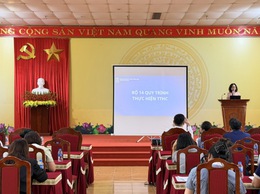 Nâng cao nghiệp vụ, chuẩn hóa quy trình phục vụ hành chính công