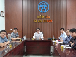 Xã An Khánh dự hội nghị trực tuyến lấy ý kiến người dân về quy hoạch Thủ đô tầm nhìn 100 năm