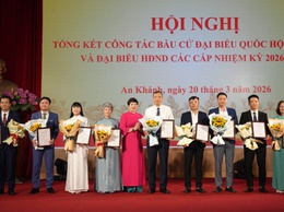 An Khánh: 31 tập thể và 161 cá nhân được khen thưởng thành tích xuất sắc trong công tác bầu cử