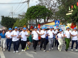 Xã Hương Sơn phát động Ngày chạy Olympic vì sức khoẻ toàn dân 

