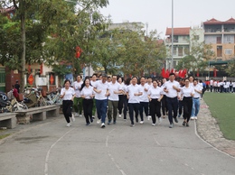 Quốc Oai sôi nổi Ngày chạy Olympic, phát động Giải chạy Hànộimới lần thứ 51