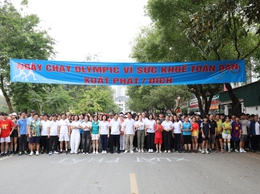 Kiến Hưng sôi động Ngày chạy Olympic vì sức khỏe toàn dân 2026