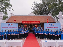 TUỔI TRẺ THƯ LÂM TỔ CHỨC LỄ KẾT NẠP ĐOÀN VIÊN MỚI CHÀO MỪNG 95 NĂM NGÀY THÀNH LẬP ĐOÀN TNCS HỒ CHÍ MINH