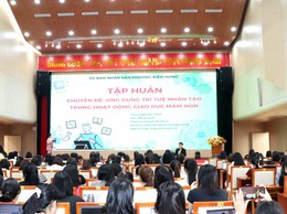 Kiến Hưng tập huấn ứng dụng AI trong giáo dục mầm non