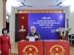 Cử tri xã Đa Phúc nô nức tham gia bầu cử đại biểu Quốc hội Khóa XVI và đại biểu HĐND các cấp