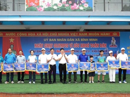 Xã Bình Minh bừng khí thế Ngày chạy Olympic và phát động Giải chạy Báo HàNộimới lần thứ 51 – Vì hòa bình năm 2026