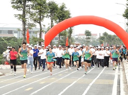 Sôi nổi Ngày chạy Olympic vì sức khỏe toàn dân tại xã Bình Minh