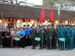 Phường Tây Tựu tổ chức Lễ ra quân mô hình tháng 3 “Con đường quân dân”