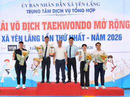 Sôi nổi Giải vô địch Taekwondo mở rộng xã Yên Lãng mở rộng lần thứ I năm 2026