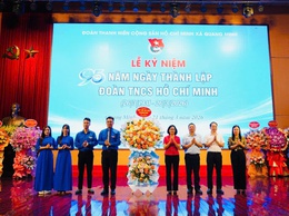 Xã Quang Minh long trọng tổ chức Lễ kỷ niệm 95 năm Ngày thành lập Đoàn TNCS Hồ Chí Minh (26/3/1931 – 26/3/2026)
