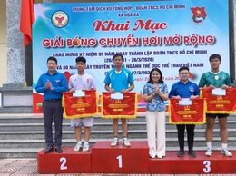 HÒA XÁ KHAI MẠC GIẢI BÓNG CHUYỀN HƠI MỞ RỘNG NĂM 2026