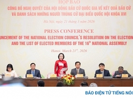 Danh sách 500 người trúng cử đại biểu Quốc hội khóa XVI