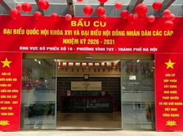 Phường Vĩnh Tuy hoàn tất công tác chuẩn bị cho Ngày hội non sông 15/3