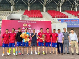 Bế mạc Giải bóng đá Công an xã Hoài Đức” năm 2026.