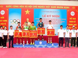300 vận động viên xã Hoài Đức lan tỏa tinh thần thể thao tại Ngày chạy Olympic năm 2026