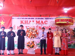 Xã Sơn Đồng khai mạc Lễ hội truyền thống xuân Bính Ngọ 2026