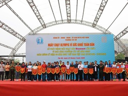 Phường Tây Hồ: Sôi nổi Ngày chạy Olympic và Giải chạy Báo Hànộimới lần thứ I năm 2026