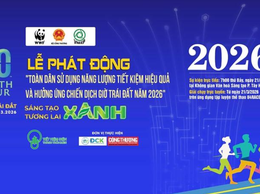 Tắt đèn hưởng ứng Giờ Trái đất 2026 diễn ra tối 28-3, từ 20 giờ 30 phút
