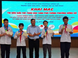 Khởi tranh Giải Cờ vua học sinh phường Hồng Hà năm 2026: Nơi những 