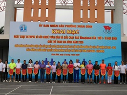 Phường Xuân Đỉnh: hơn 800 người dân tham gia hưởng ứng Ngày chạy Olympic vì sức khỏe toàn dân năm 2026 và giải chạy báo Hànộimới lần thứ 1 - Vì hòa bình năm 2026